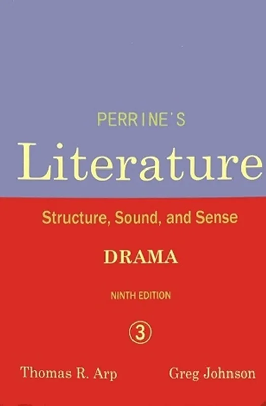 کتاب زبان Perrine’s Literature Structure, Sound, and Sense Drama 3 Ninth Edition