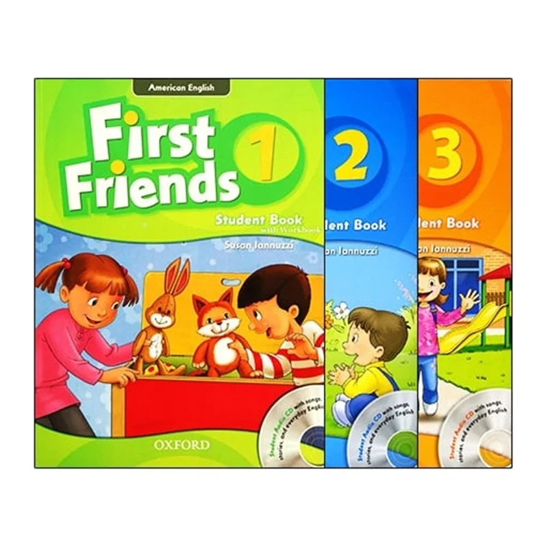 پکیج 3 جلدی کتاب های امریکن فرست فرند American First Friends Book Series